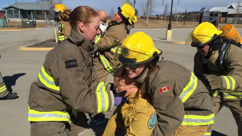 Women's team will be first from Yukon to compete in firefighter challenge