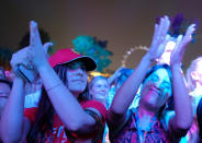 Fans watching the concert. (PHOTO: Singapore GP)