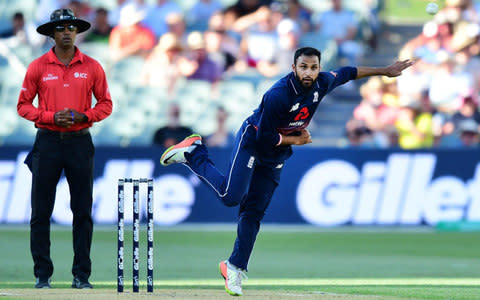 Adil Rashid in action for England - Credit: Getty images