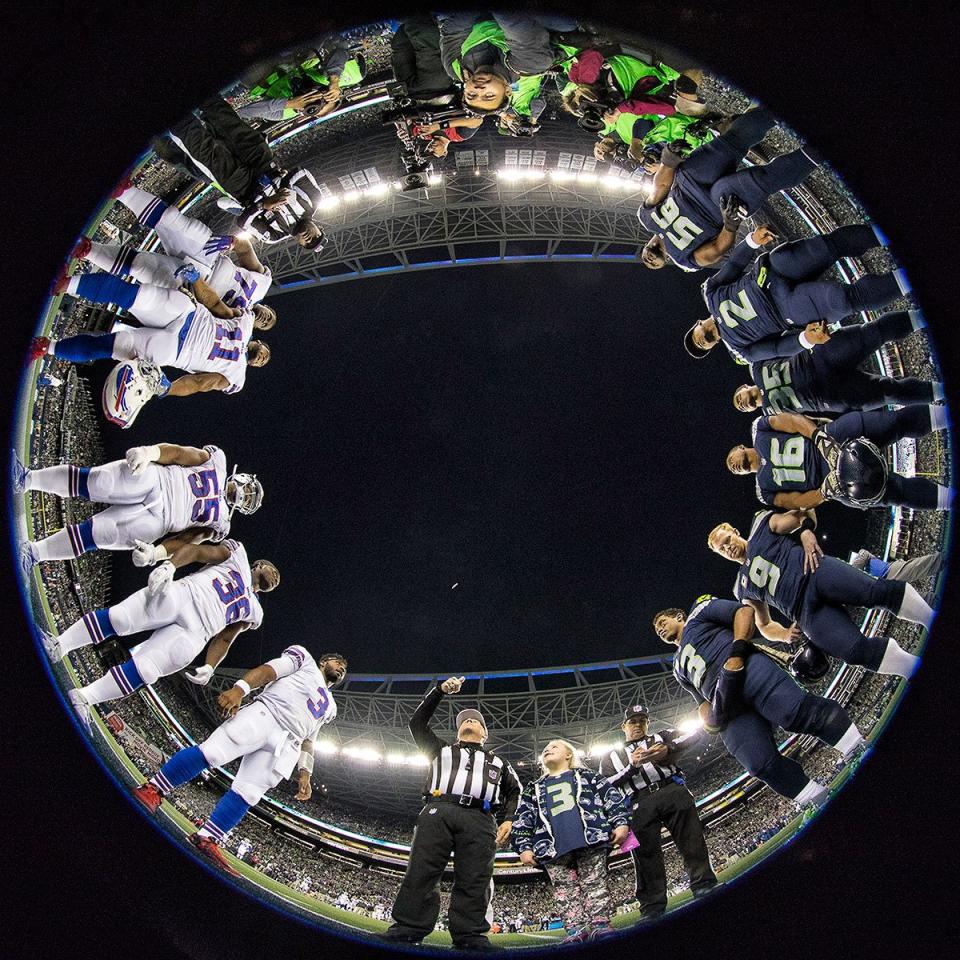 Freaky! A camera inside an NFL game-used coin! (@NFL)