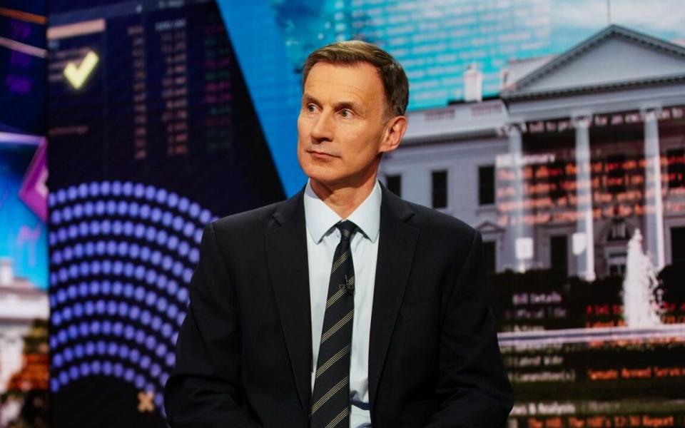 Jeremy Hunt, UK chancellor of the exchequer