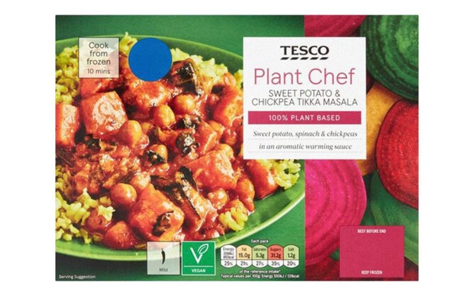 Tesco Plant Chef, Sweet Potato & Chickpea Tikka Masala