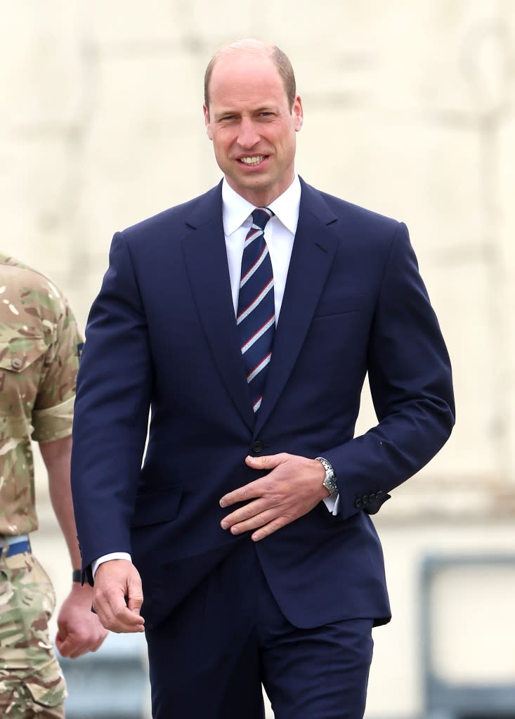 Prince William at the Army Aviation Centre in Stockbridge on May 13, 2024. Getty Images