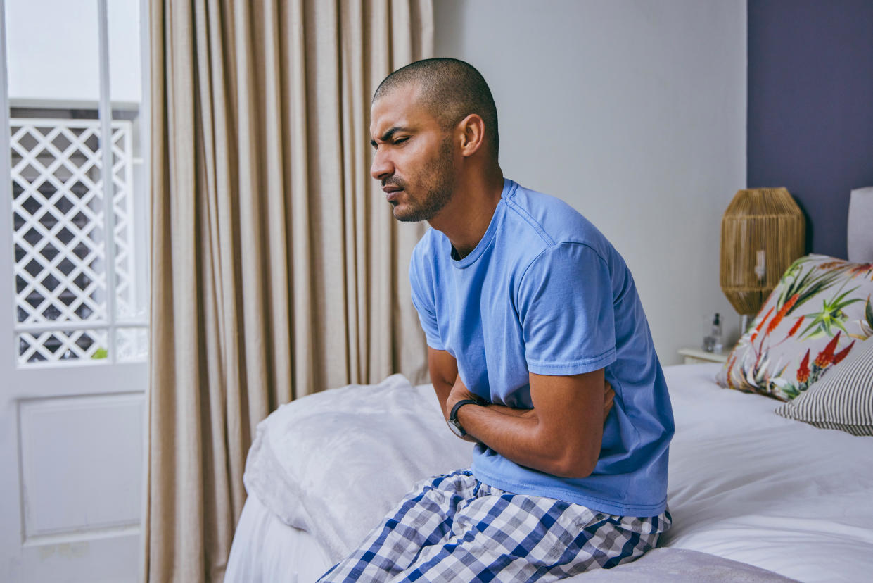 Man with ongoing pain. (Getty Images)