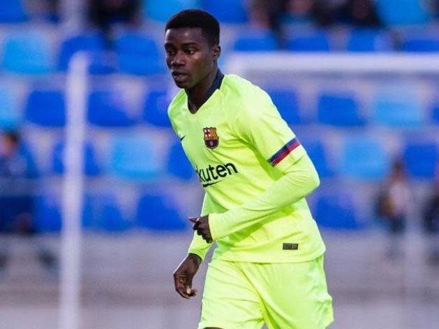 Barcelona defender Moussa Wague apologises for striking fan after ‘numerous racist insults’