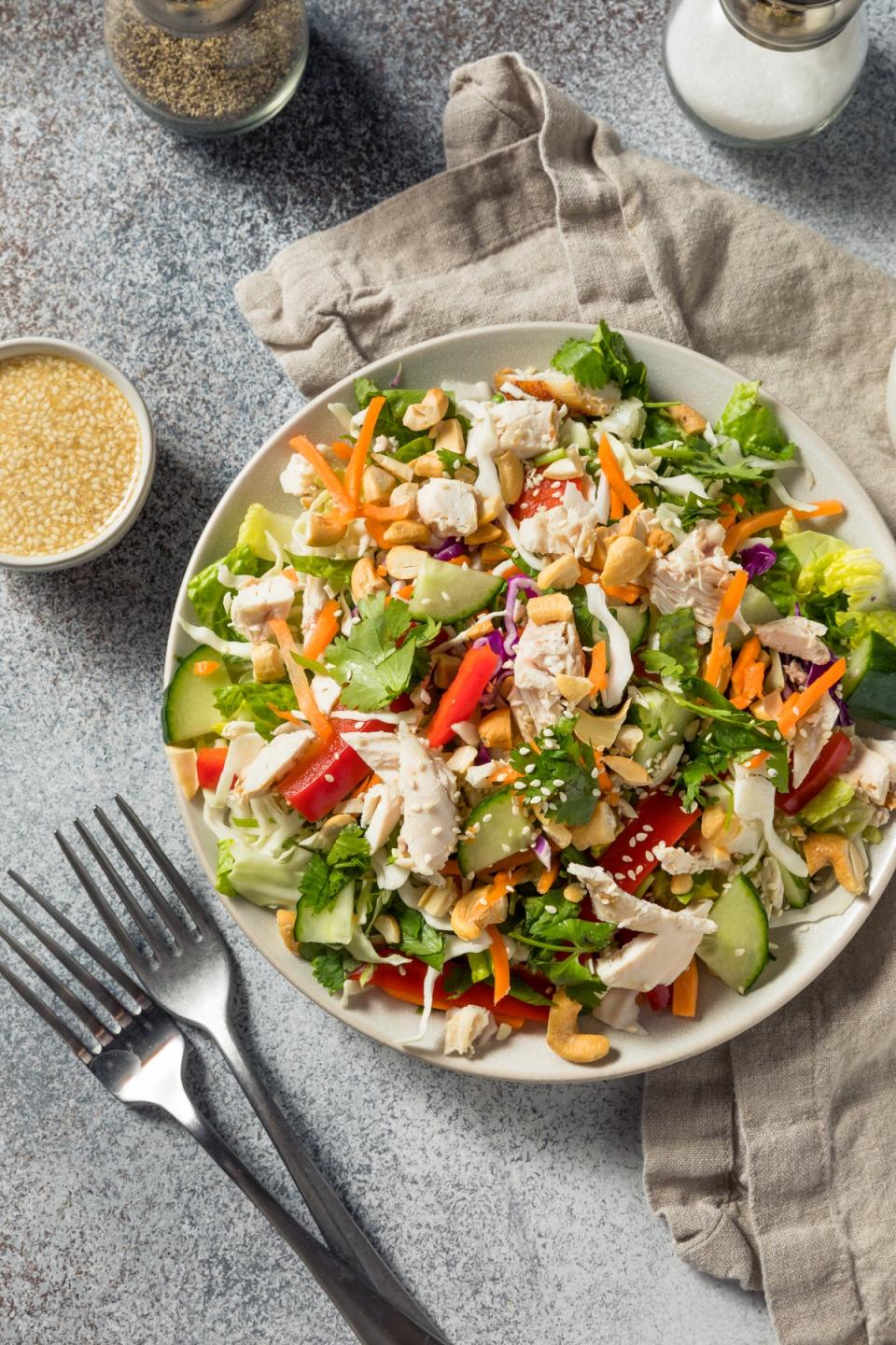 Nuoc cham gives this simple, satisfying salad a salty-sweet finish (Getty/iStock)