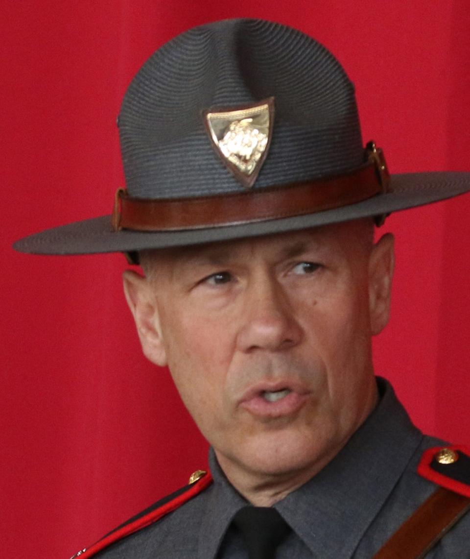 Col. James Manni, superintendent of the Rhode Island State Police.