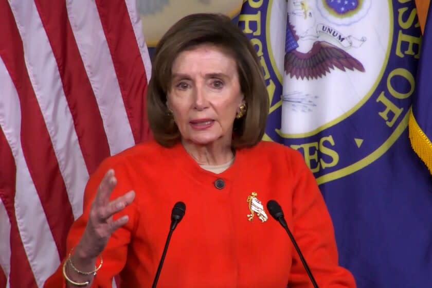 December 8, 2021-Pelosi is asked at her Dec. 8 press conference about the breakdown of civility in the House. (FedNet)