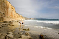 <b><p>Torrey Pines City Beach (San Diego, US)<b> <p>Ride the waves, play volleyball, fly a kite or bask in the sun in all your glory at the formerly known Black’s Beach; also watch out for dolphins and paragliders along the cliffs. Do beware of the strong currents and take note that there are no facilities here so prepare to bare your own!</p></b></p></b>