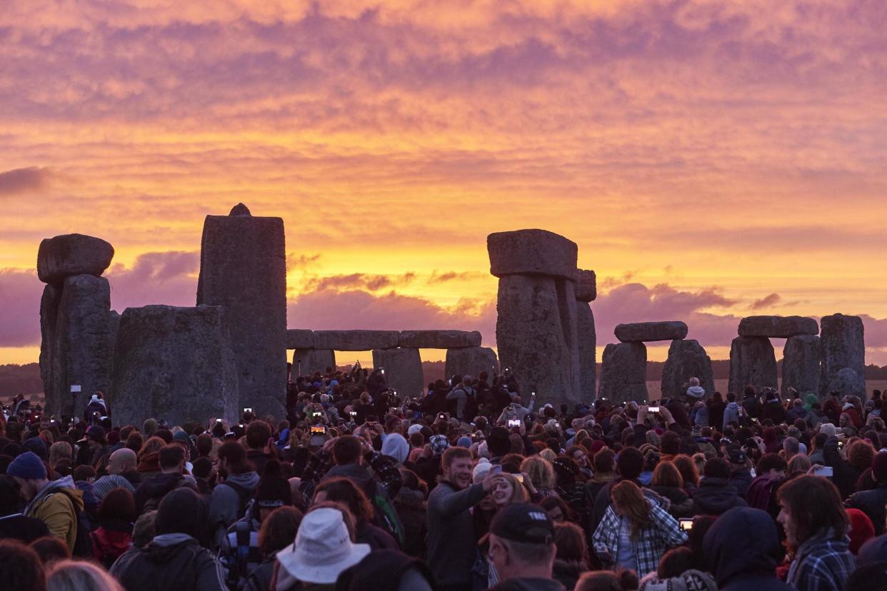 First of its kind: Stonehenge during the Summer Solstice celebrations in 2015: AFP/Getty Images