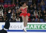 Figure Skating - ISU World Championships 2017 - Pairs Free Skating - Helsinki, Finland - 30/3/17 - Sui Wenjing and Han Cong of China compete. REUTERS/Grigory Dukor