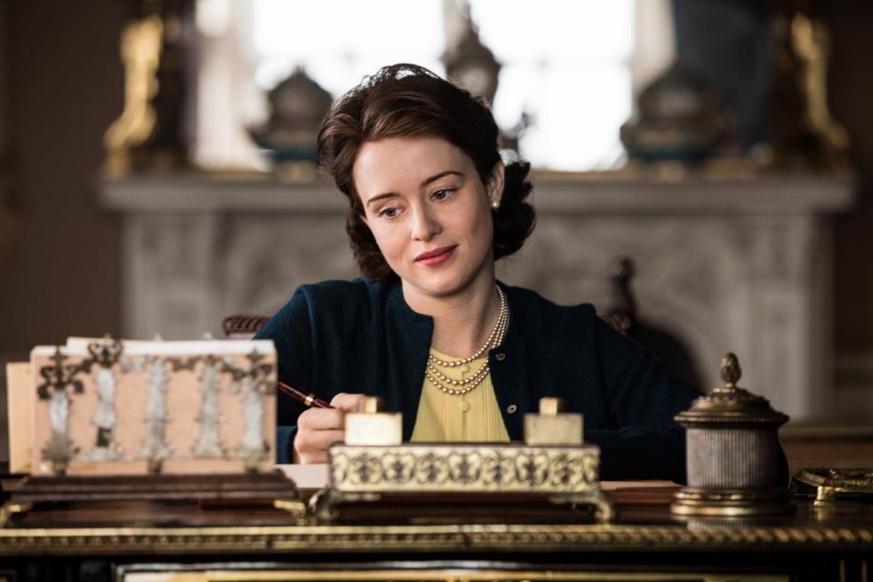 Claire Foy in The Crown