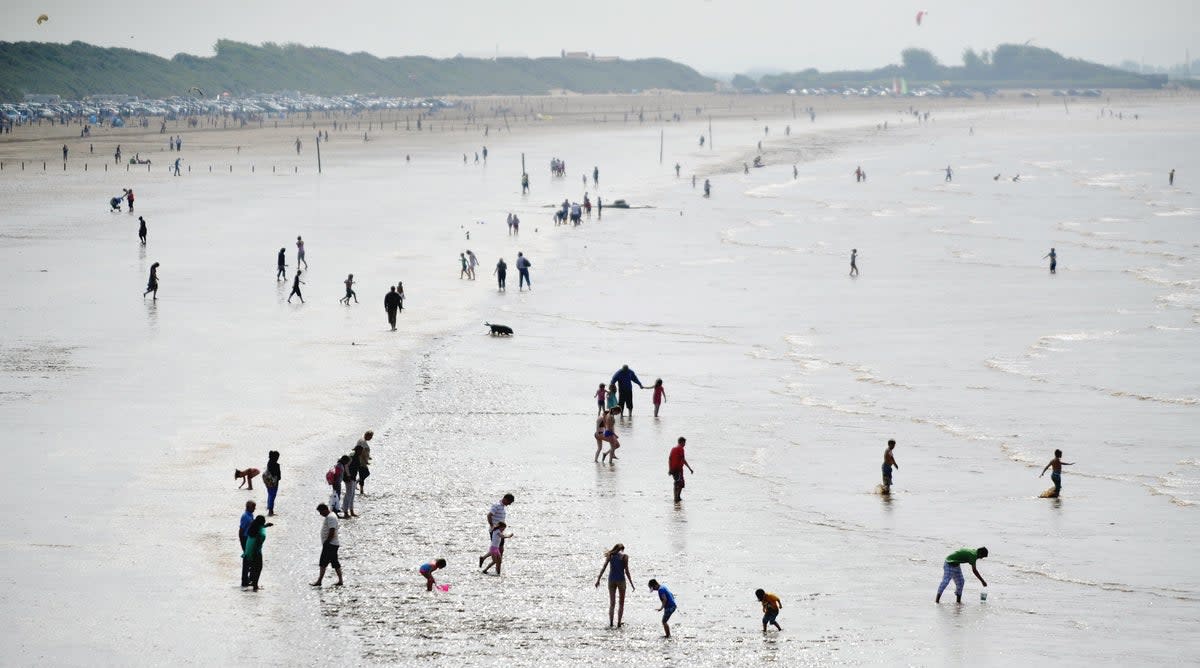 Weston-super-Mare is among the spots where the quality of bathing water has been judged as poor (PA)