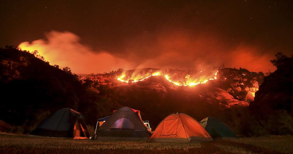 Wildfires force evacuations in Northern California