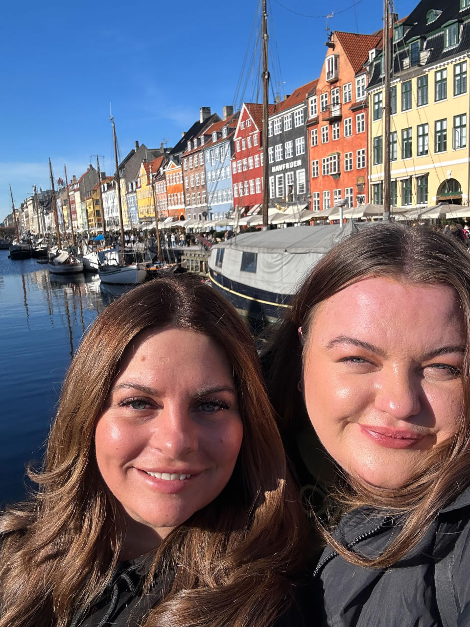 Becky Allison and Amy Scott went to Copenhagen for the day. (Caters)