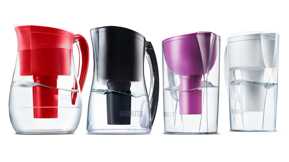 Get better-tasting drinking water with a Brita filter.