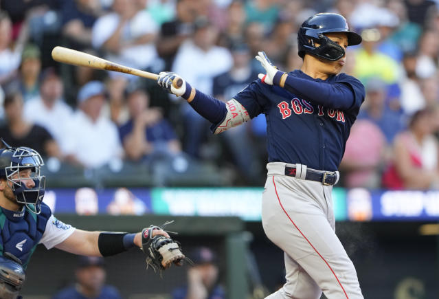 Alex Verdugo, Reese McGuire homer as Red Sox top Mariners 6-4 to snap  3-game losing streak - The San Diego Union-Tribune