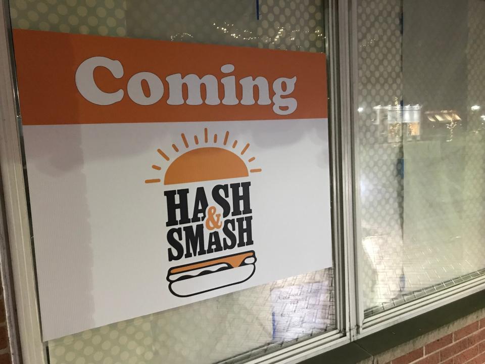The sign outside Hash & Smash coming to Beaver in 2024.