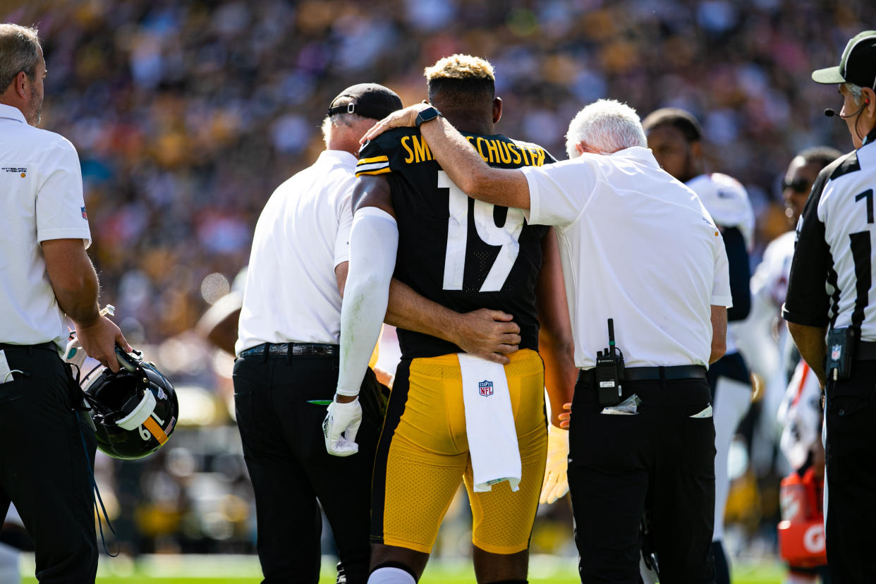 JuJu Smith-Schuster with the Steelers. 