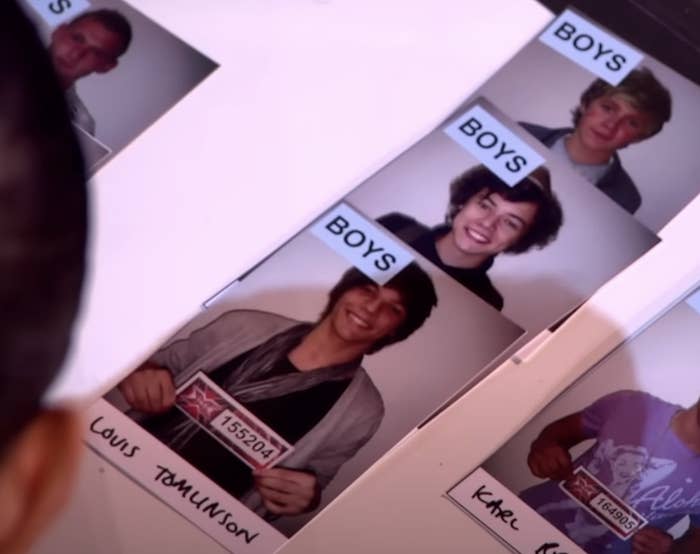 A zoomed-in view that shows Louis's picture has been added to the first two