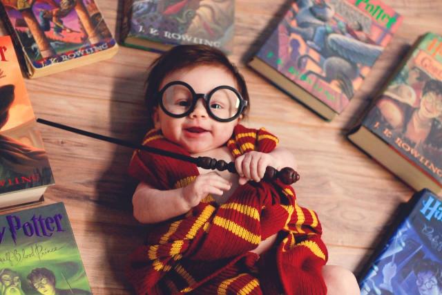 Convirtió a su bebé en la versión más tierna de Harry Potter