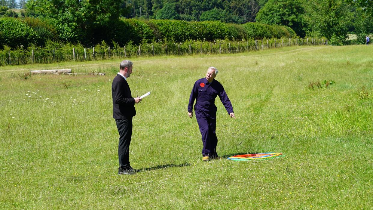 Pictured: Alex Horne and Steve Pemberton