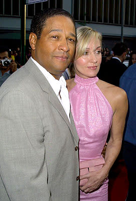 Bryant Gumbel and wife at the New York premiere of 20th Century Fox's Planet Of The Apes