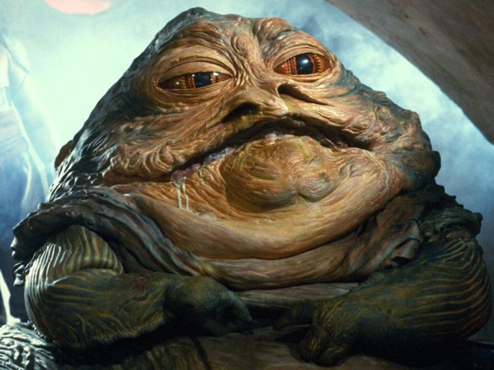 Jabba Hutt in "Star Wars: Episode VI - Return of the Jedi."