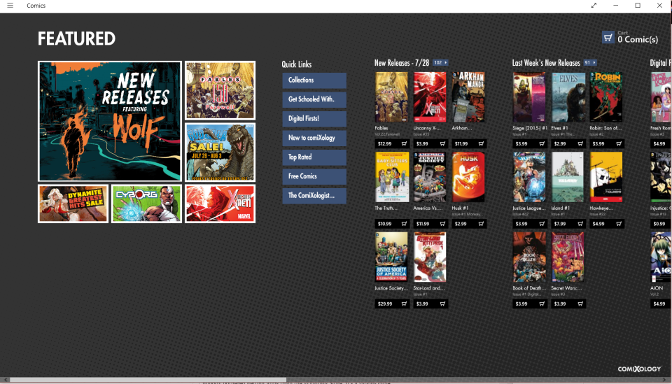 amazon comixology windows