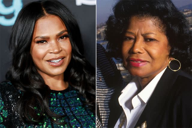 <p>Matt Winkelmeyer/Getty Images; Alain BENAINOUS/Gamma-Rapho via Getty Images</p> Nia Long, Katherine Jackson