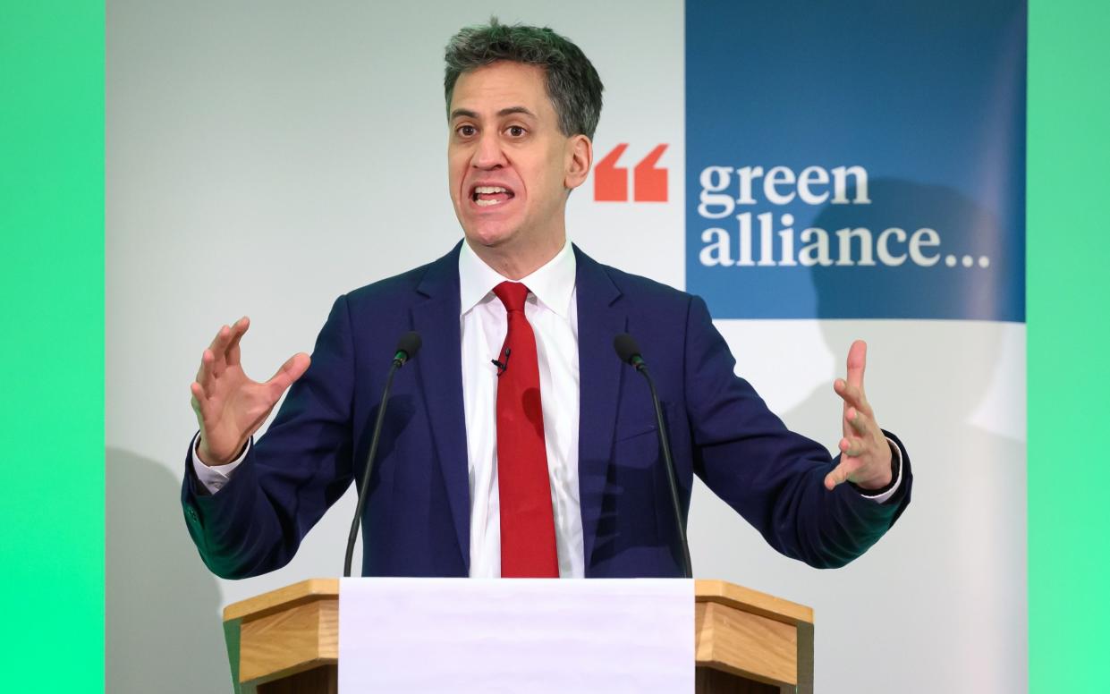 Ed Miliband said more oil and gas would not save voters a penny on their energy bills - Leon Neal