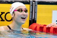 <p><strong>Country: </strong>Japan</p><p><strong>Sport: </strong>Swimming</p><p>The athlete was on her path to the 2020 Olympics when she found out the devastating news that she had been diagnosed with Leukaemia in 2018. Three years later, and after long periods of hospitalisations, she is representing her country, in the city she was raised, having returned to the pool in 2020. </p>