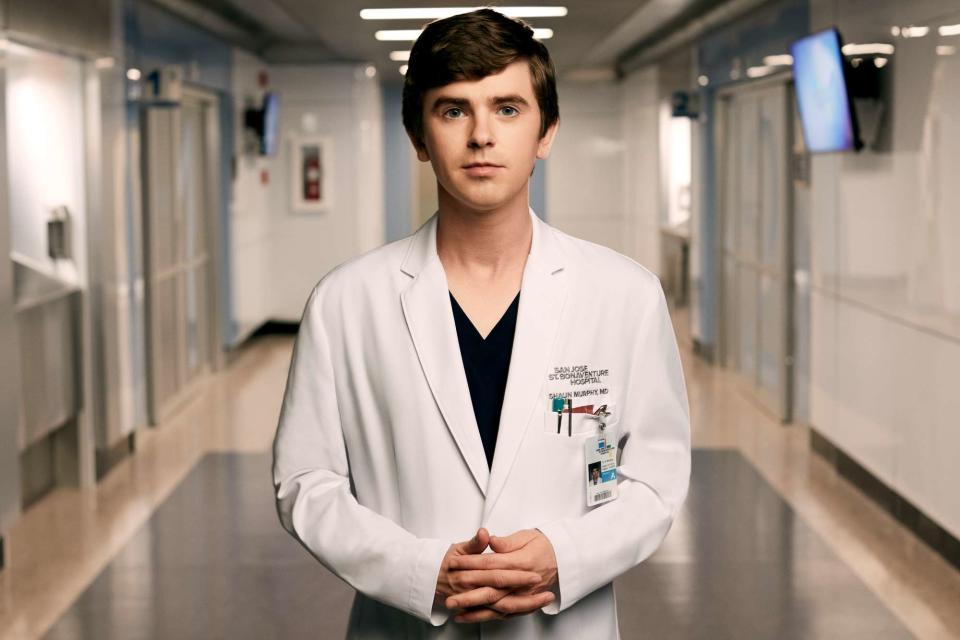 <p>ABC/Art Streiber</p> Freddie Highmore in 