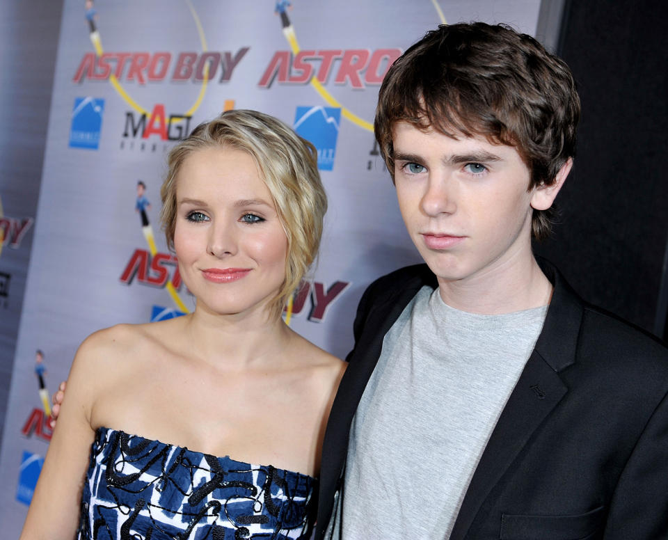 Astro Boy LA Premiere 2009 Kristen Bell Freddie Highmore