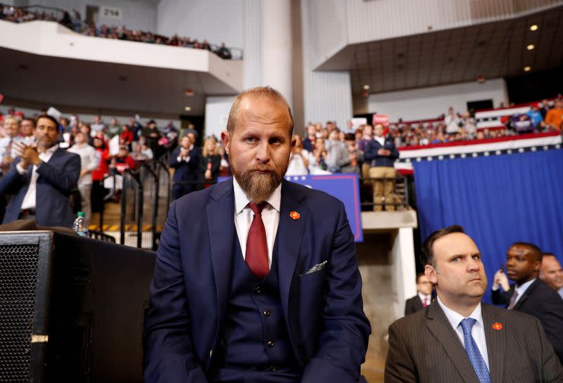 FILE PHOTO: Brad Parscale, campaign manager for the Trump 2020 reelection campaign, attends a campaign rally for U.S. President Donald Trump in Bossier City, LA