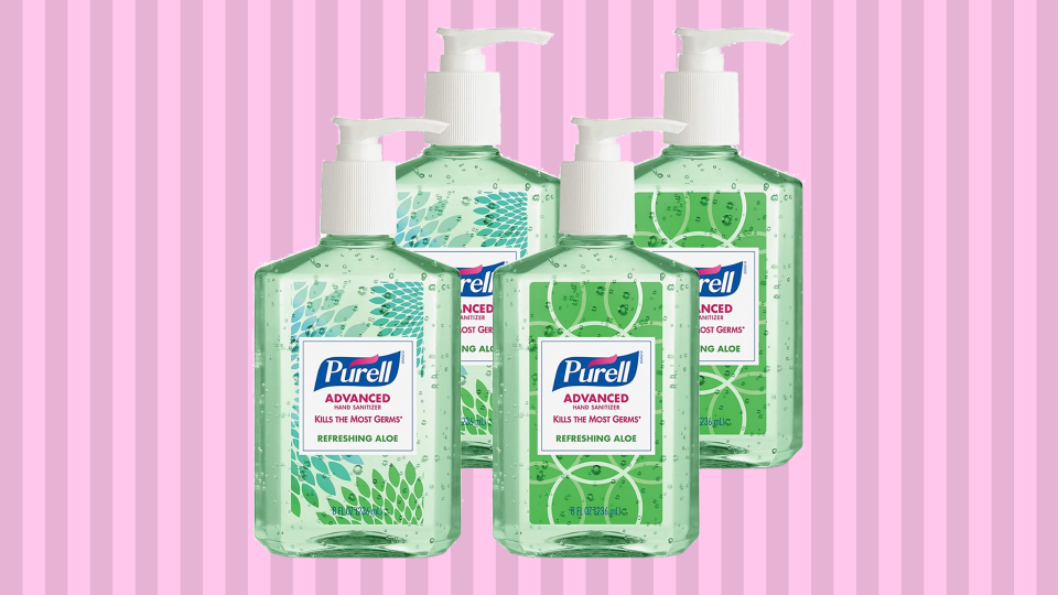 Save 37 percent on the Purell Advanced Hand Sanitizer Soothing Gel (four-pack). (Photo: Amazon)