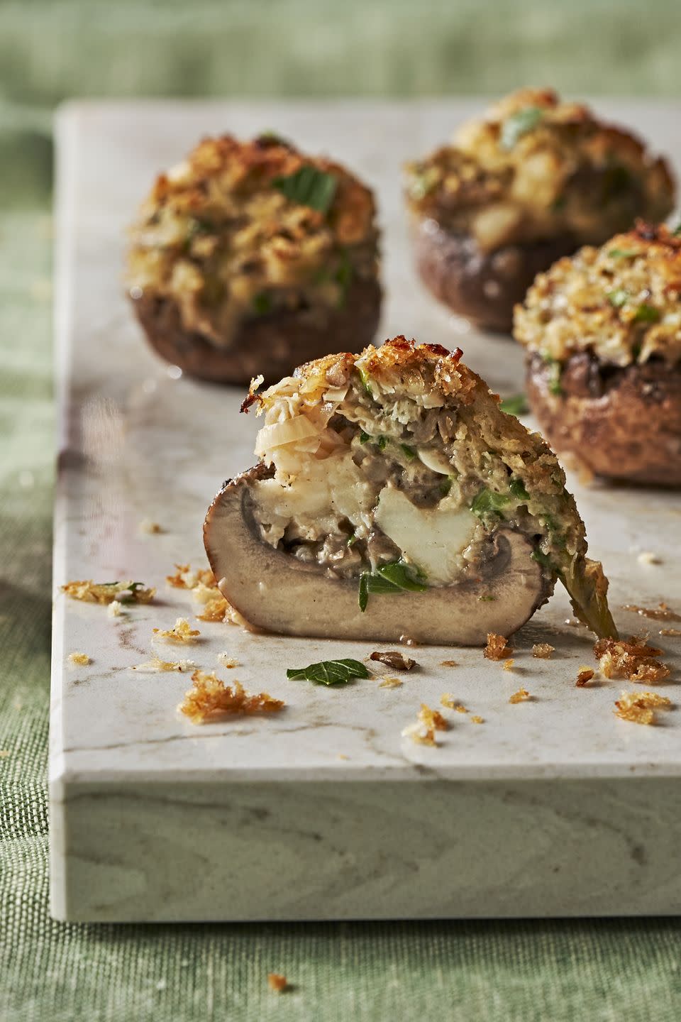 Crab-Stuffed Mushrooms