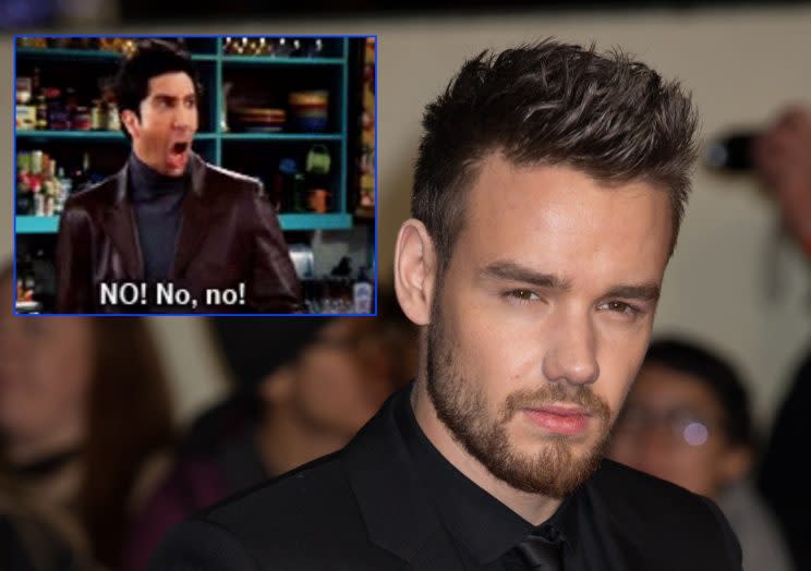 Liam quoted Ross from Friends as he battled with his newborn’s nappies (Photo: WENN)