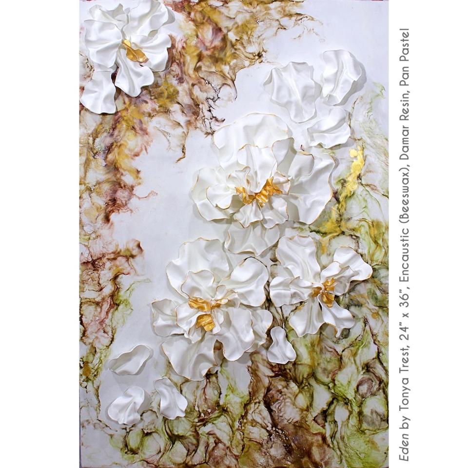 The Director's Choice of the R.W. Norton Art Gallery’s 2024 BLOOM! Juried Exhibition is "Eden" by Tonya Trest.