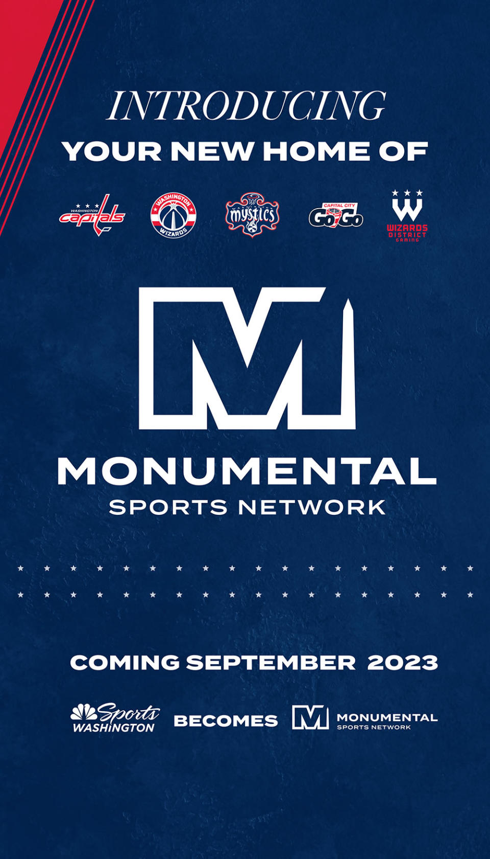 Monumental Sports Network New Home
