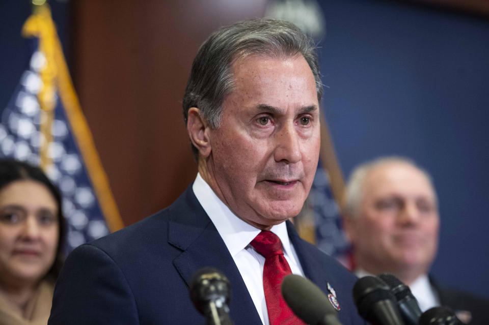 Alabama Rep. Gary Palmer at a press conference in 2022. 