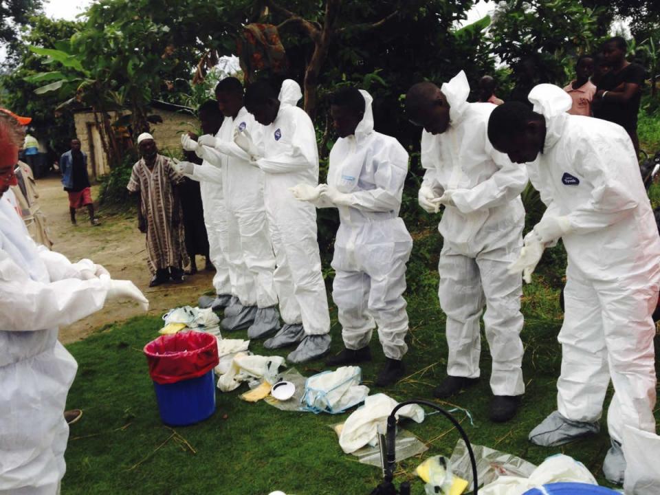 ebola space suits sterile sierra leone