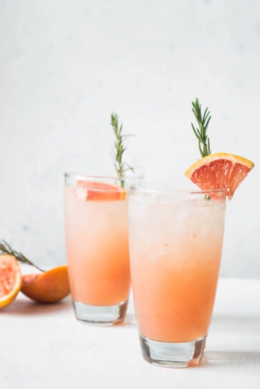 <p>The Last Cookie</p><p>This non-alcoholic grapefruit rosemary spritzer is a refreshing drink to serve for brunch. The savory hint of rosemary makes this a perfect grownup, elegant drink.</p><p><strong>Get the recipe: <a href="http://www.thelastcookie.ca/grapefruit-rosemary-spritzer-non-alcoholic/" rel="nofollow noopener" target="_blank" data-ylk="slk:Non-Alcoholic Grapefruit Rosemary Spritzer;elm:context_link;itc:0;sec:content-canvas" class="link rapid-noclick-resp">Non-Alcoholic Grapefruit Rosemary Spritzer</a></strong></p>