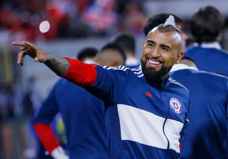 Arturo Vidal, símbolo de la selección de Chile que opinó sobre el gol de Garnacho