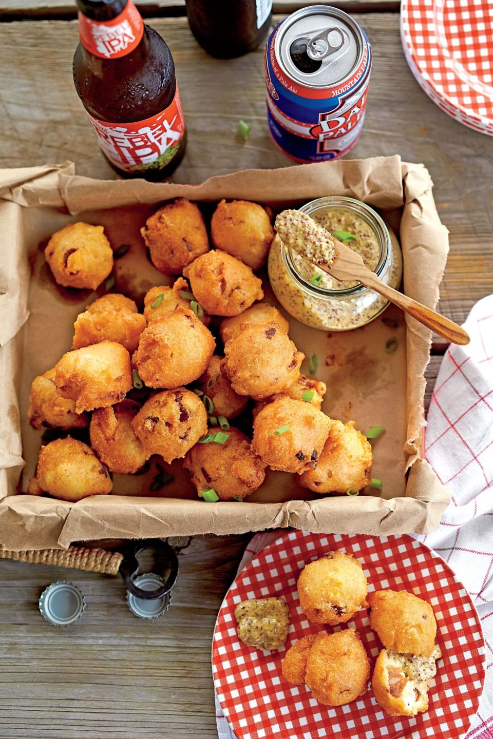 Crispy Andouille Hush Puppies