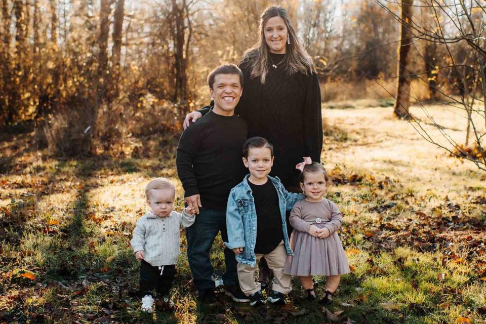 <p>Tori Roloff/ Instagram</p> Zach and Tori Roloff with their three children