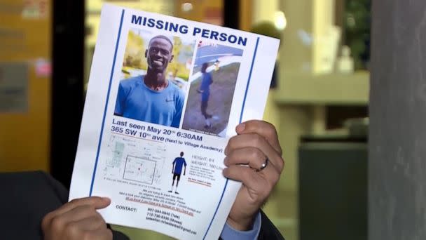 PHOTO: A missing person flyer for Makuach Yak (WPBF)