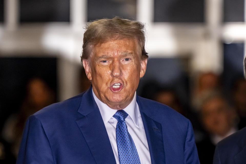 Donald Trump amenaza con demandar a los responsables de 'The Apprentice'. (Foto de Mark Peterson - Pool/Getty Images)