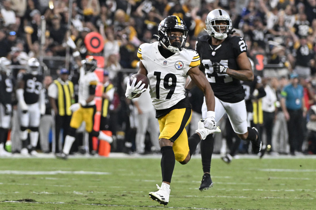 Kenny Pickett tosses 2 TDs as Steelers stave off Raiders, Sports