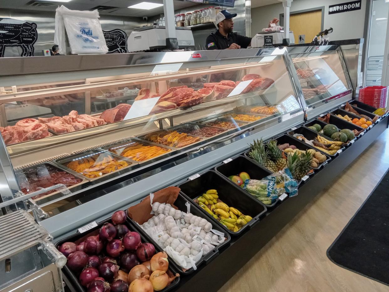 In addition to groceries, a buffet-style restaurant and takeout food and pastries, Sweet Brazil in South Weymouth includes a full-scale butcher shop.